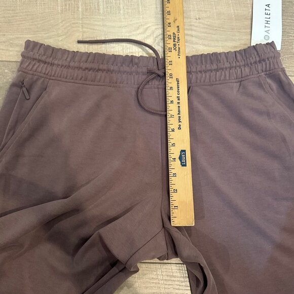 ATHLETA WOMENS NEW XL SEASOFT PANTS PANTALON TAN - Picture 5 of 9